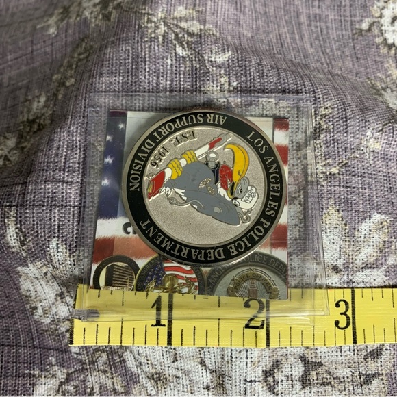 LAPD Los Angeles Police Air Support Division Challenge Coin - Picture 6 of 6